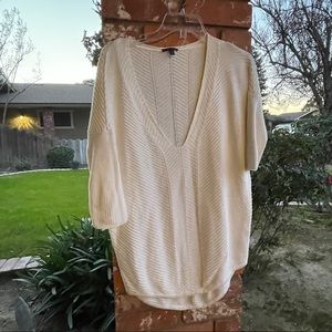 Express small sweater low cut v